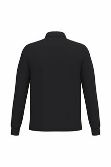 Polo piqué manches longue homme