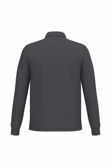 Polo piqué manches longue homme