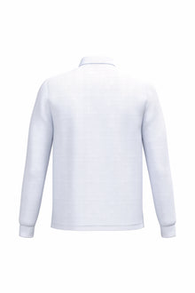 Polo piqué manches longue homme