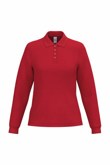 Polo manches longue femme