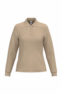 Polo manches longue femme