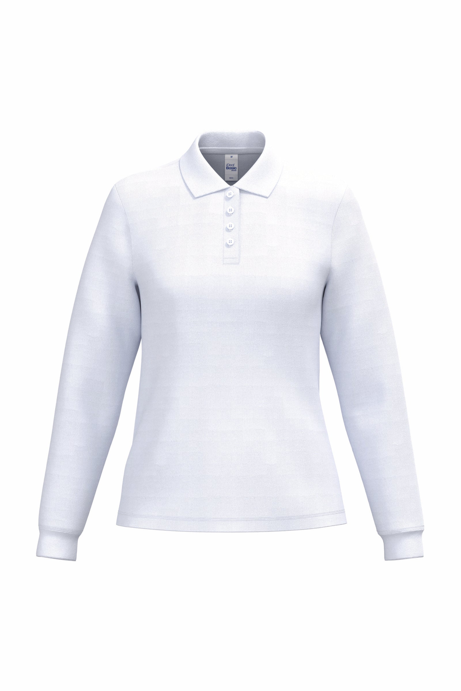 Polo manches longue femme