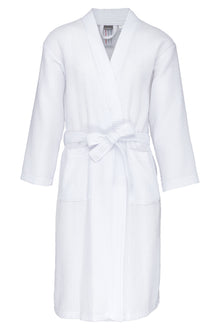 Peignoir kimono nid d'abeille