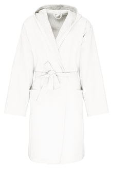 Peignoir de bain à capuche bio