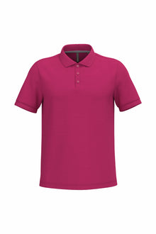 Polo piqué manches courtes homme