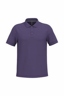 Polo piqué manches courtes homme