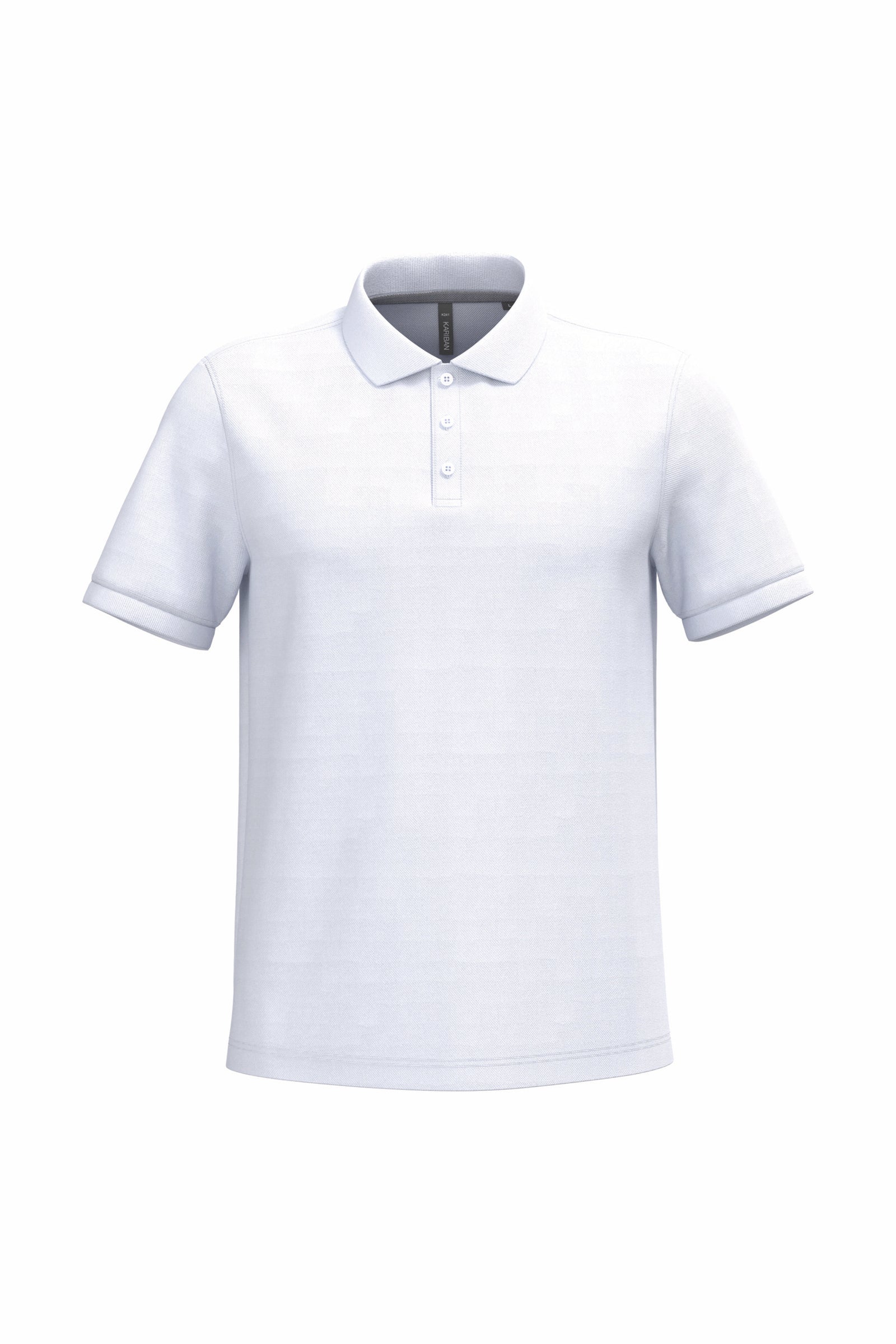 Polo piqué manches courtes homme