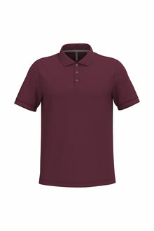 Polo piqué manches courtes homme