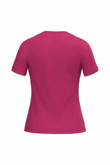 T-shirt col V manches courtes femme