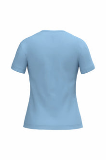 T-shirt col V manches courtes femme