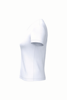 T-shirt col V manches courtes femme