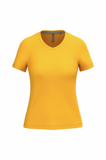 T-shirt col V manches courtes femme