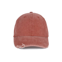 Casquette vintage effet déchiré