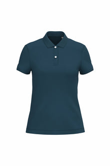 Polo maille piquée femme