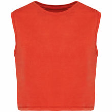 T-shirt écoresponsable crop femme