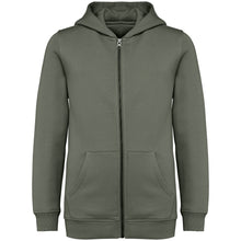 Sweat-shirt zippé à capuche enfant