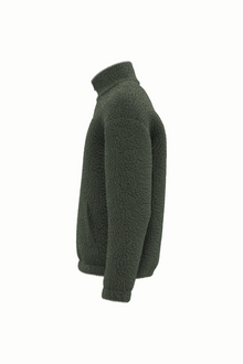 Sweat-shirt zip en sherpa unisexe