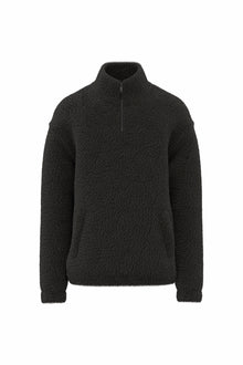 Sweat-shirt zip en sherpa unisexe