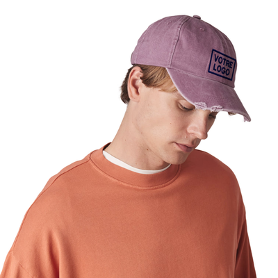 Casquette vintage effet déchiré
