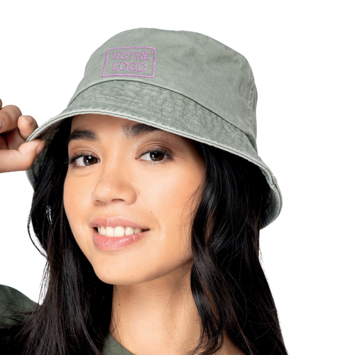 Bob délavé écoresponsable unisexe