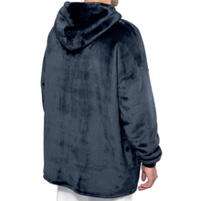 Plaid poncho unisexe