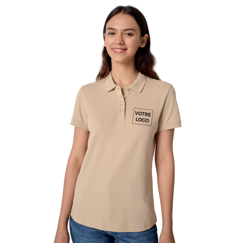 Polo piqué femme