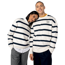 Sweat-shirt à rayures unisexe