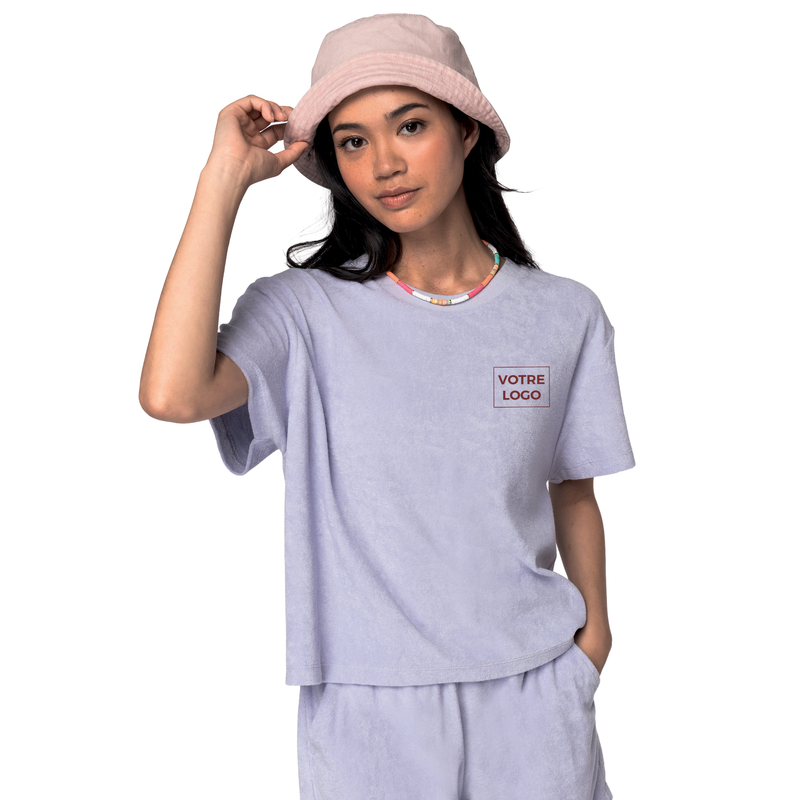 T-shirt éponge femme