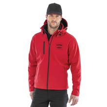 Veste softshell capuche homme