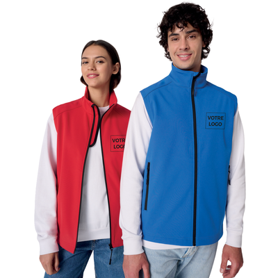 Veste sans manche softshell unisexe