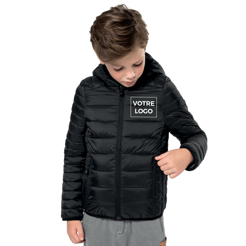 Doudoune légère capuche enfant