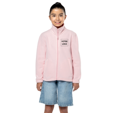 Veste micropolaire zippée enfant