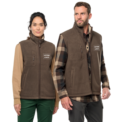 Veste sans manche polaire unisexe