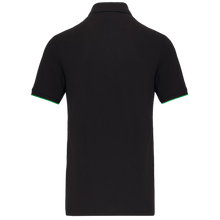 Polo contrasté manches courtes homme