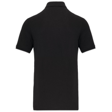 Polo contrasté manches courtes homme