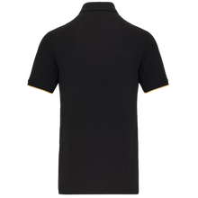 Polo contrasté manches courtes homme