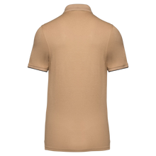 Polo contrasté manches courtes homme