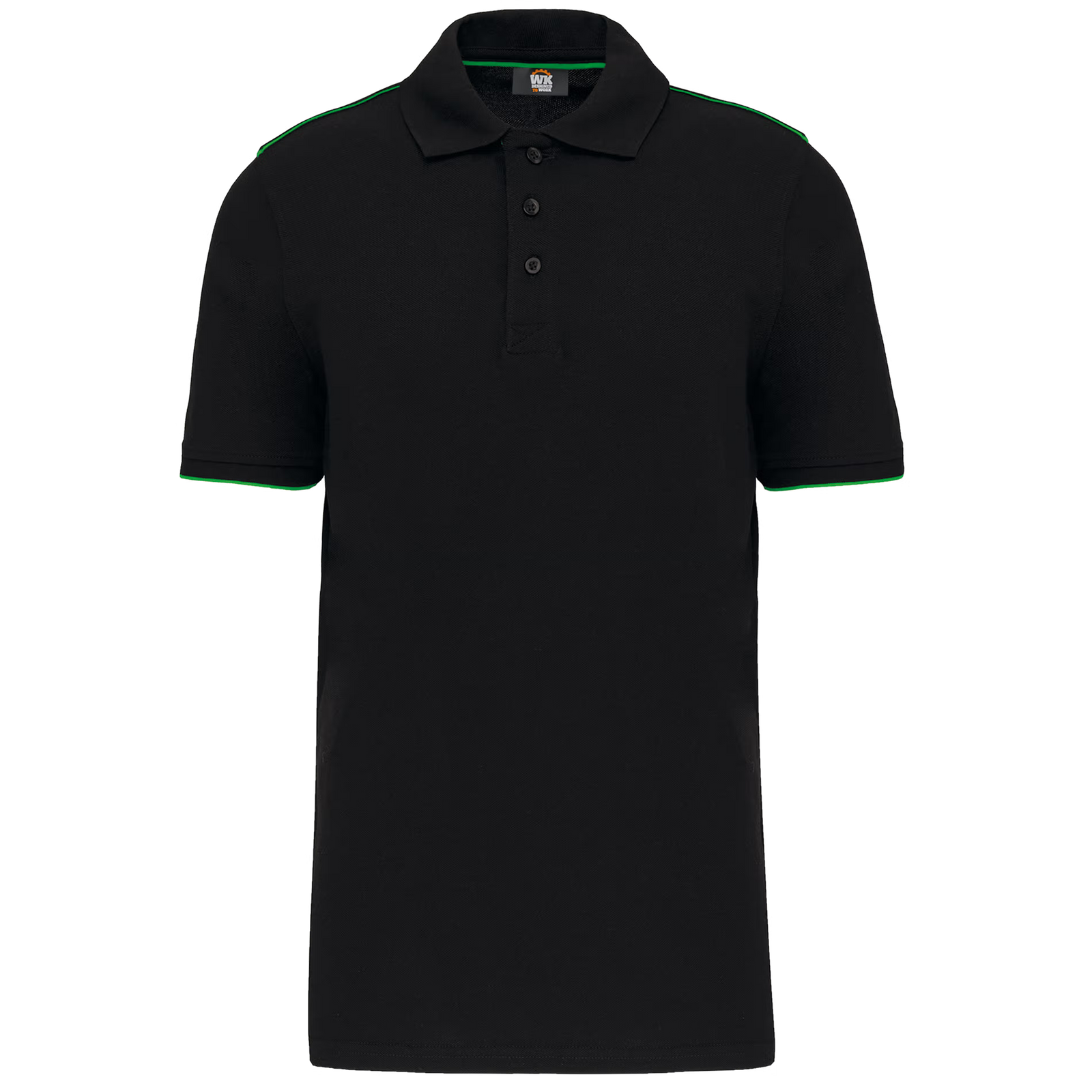 Polo contrasté manches courtes homme